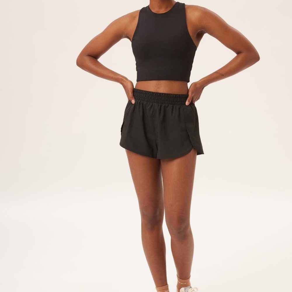 NWT - Girlfriend Collective Black Trail Short XL